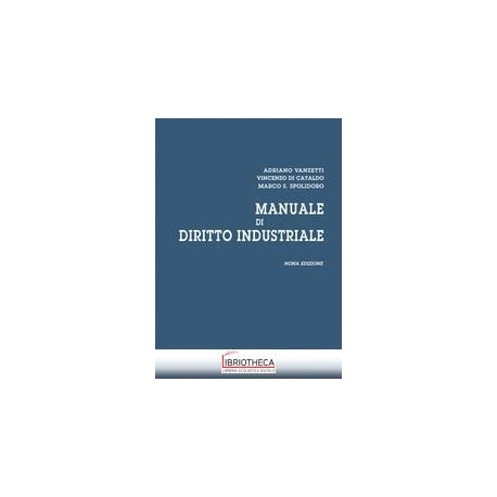 VANZETTI MANUALE DIRITTO INDUSTRIALE