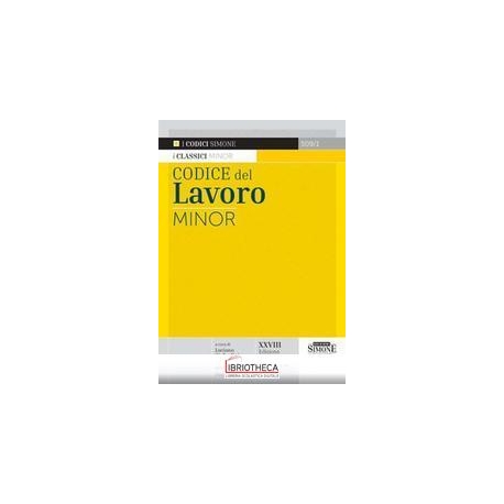 509/1 CODICE DEL LAVORO (EDITIO MINO