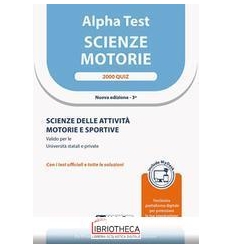 ALPHA TEST SCIENZE MOTORIE. 20