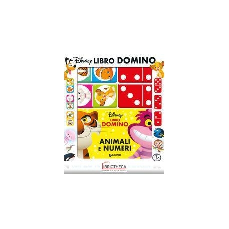 LIBRO DOMINO DISNEY ANIMALI E NUMERI