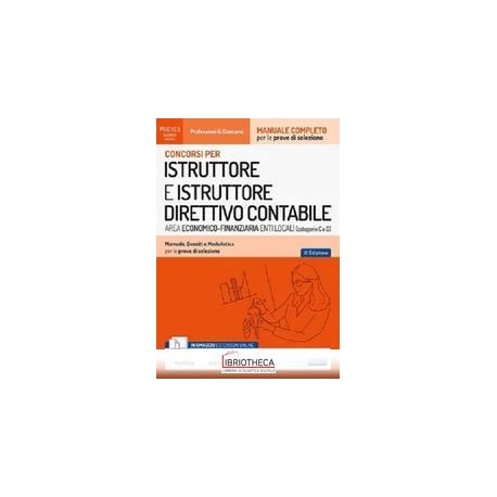 CONCORSI PER ISTRUTTORE E ISTRUTTORE DIR