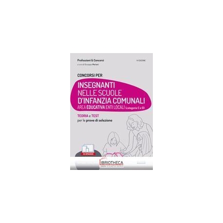 CONCORSO INSEGNANTI NELLE SCUOLE D'INFANZIA COMUNALI