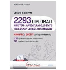 2293 DIPLOMATI MINIST AVVOCAT.