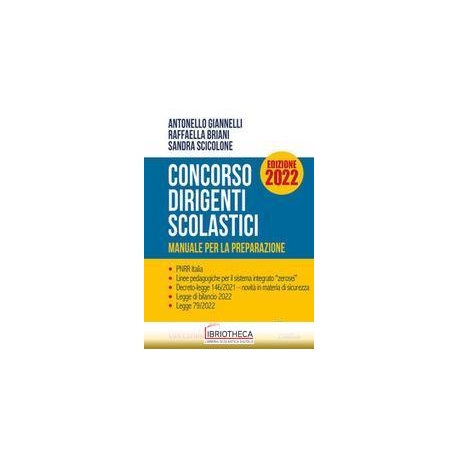 CONCORSO DIRIGENTI SCOLASTICI