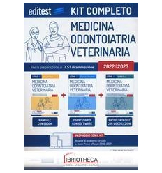 KIT COMPLETO TEST MEDICINA, ODONTOIATRIA, VETERINARIA 2022