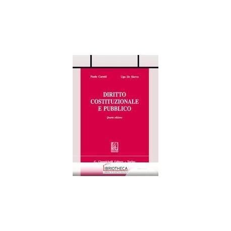 DIRITTO COSTITUZIONALE E PUBBLICO