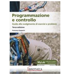 PROGRAMMAZIONE E CONTROLLO - GUIDA ALLO SVOLGIMENTO DI ESERCIZI ED.MISTA