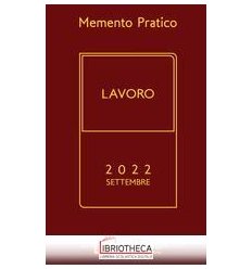 MEMENTO LAVORO 2022 - EDIZIONE DI SETTEMBRE