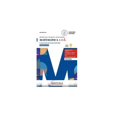 MATEMATICA CVD ED. BLU 5 ED. MISTA