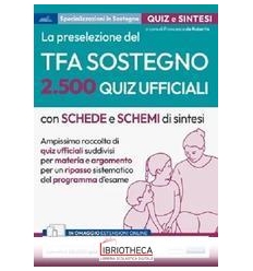 TFA 2023 Sostegno 2500 Quiz ufficiali