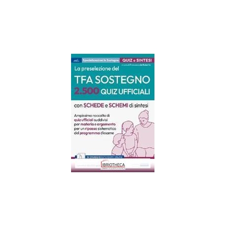 TFA 2023 Sostegno 2500 Quiz ufficiali