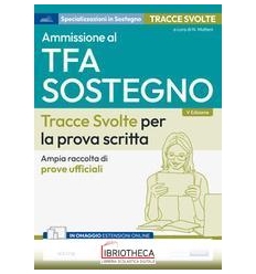 TFA TRACCE svolte 2023 prova scritte