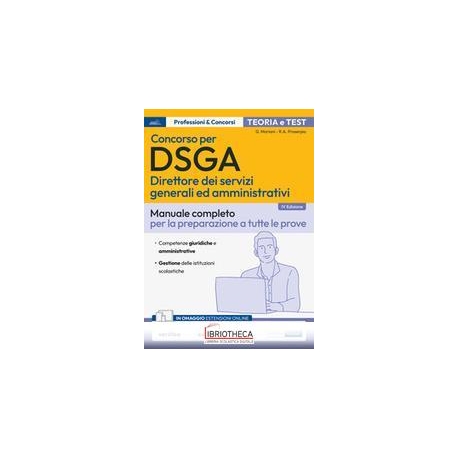 DSGA MANUALE COMPLETO 4ED