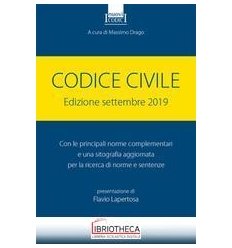 CODICE CIVILE SETTEMBRE 2019