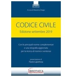 CODICE CIVILE. SETTEMBRE 2019