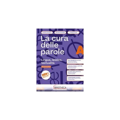 LA CURA DELLE PAROLE A+B ED. MISTA