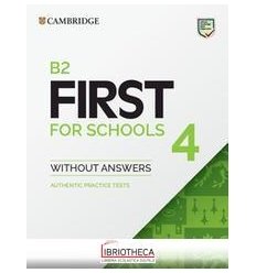 CAMBRIDGE B2 FIRST FOR SCHOOLS 4 ED. MISTA