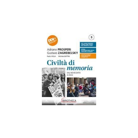 CIVILTA' DI MEMORIA 3 ED. ONLINE