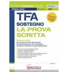 TFA SOSTEGNO LA PROVA SCRITTA 2022