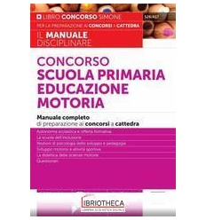 CONCORSO SCUOLA PRIMARIA EDUCAZIONE MOTORIA - MANUAL