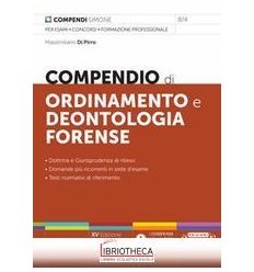 COMPENDIO DI ORDINAMENTO E DEONTOLOGIA F