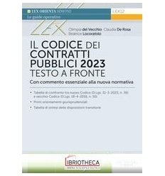 CODICE DEI CONTRATTI PUBBLICI 2023