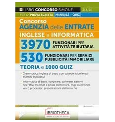 CONCORSO AGENZIA DELLE ENTRATE INGLESE I