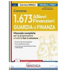 CONCORSO 1673 ALLIEVI FINANZIERI