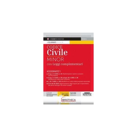 CODICE CIVILE MINOR